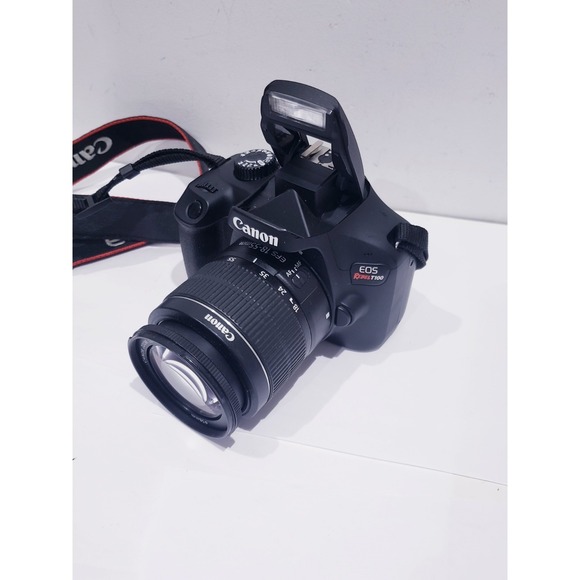 Canon EOS Rebel T100 18 MP Digital SLR Camera Bundle With Lens - Works - Picture 5 of 15